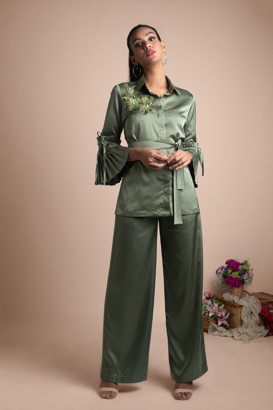 Mehak Murpana | Pantsuit Co-ord | Stylish formal and party wear.