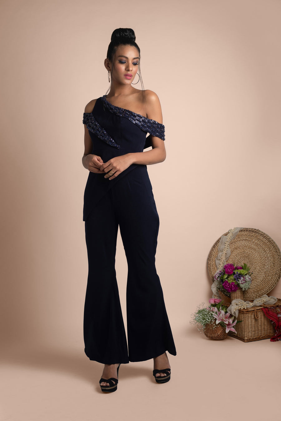 Mehak Murpana| Jacket Top & Bell Bottoms | Stylish formal and party wear.